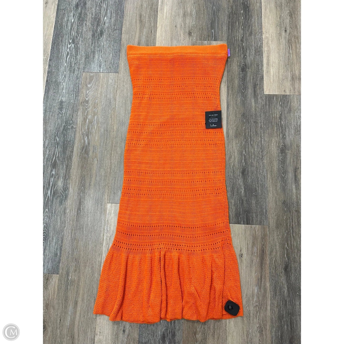 Skirt Maxi By Lulus In Orange, Size: Xl