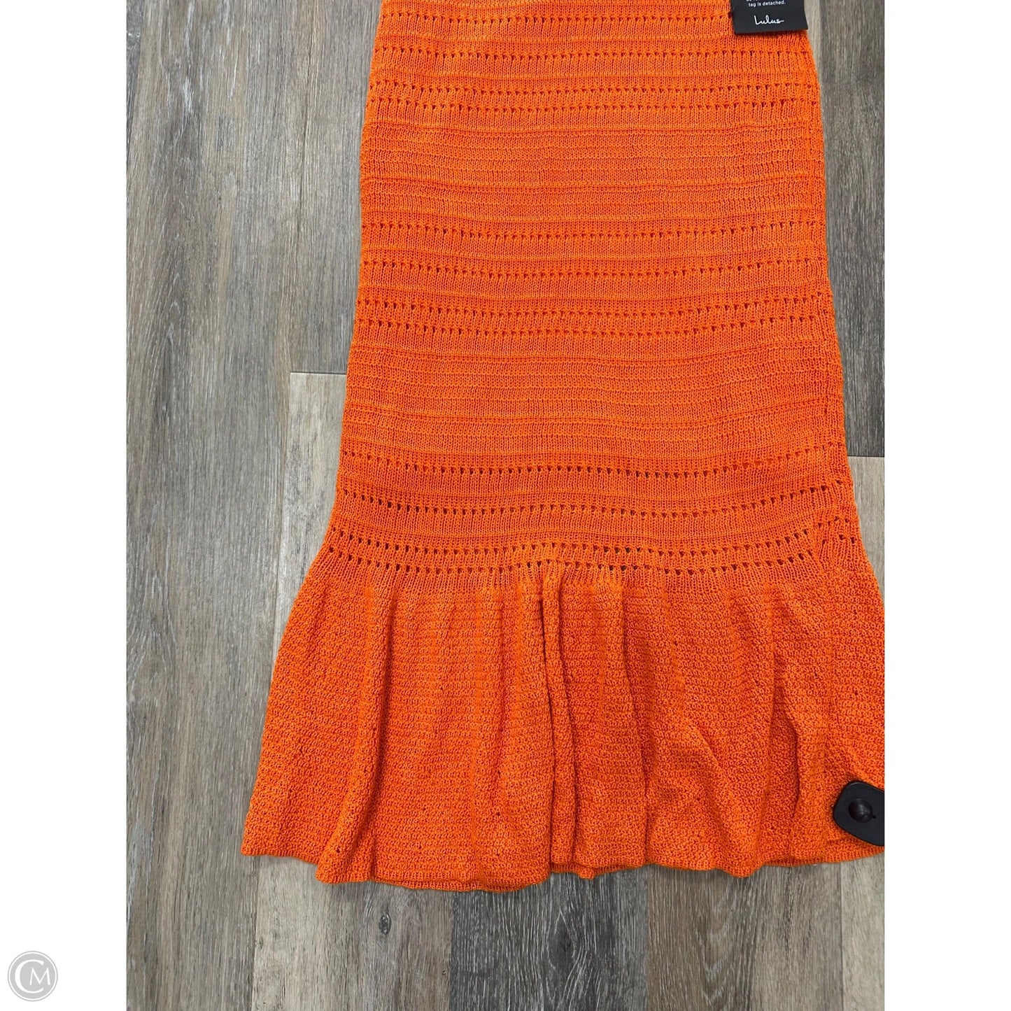 Skirt Maxi By Lulus In Orange, Size: Xl