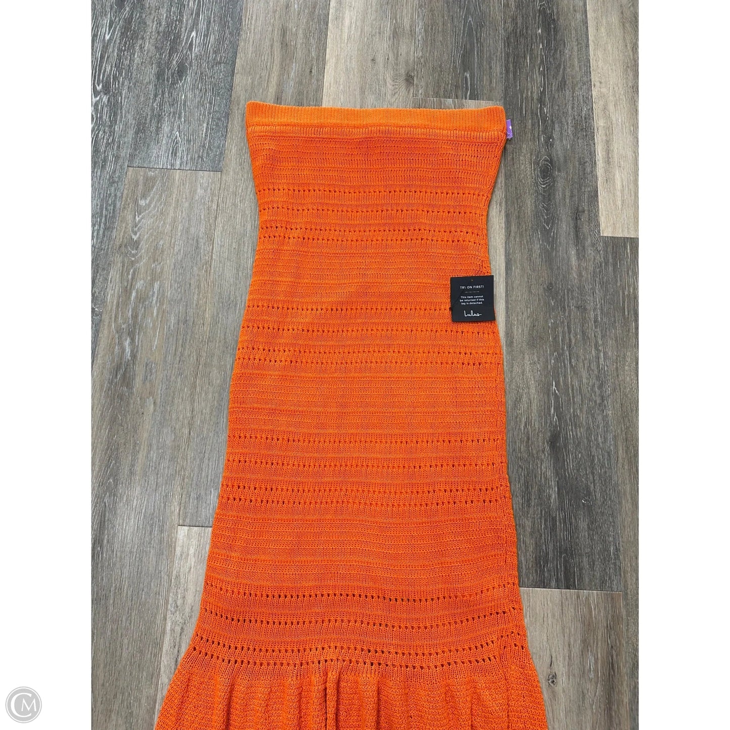 Skirt Maxi By Lulus In Orange, Size: Xl