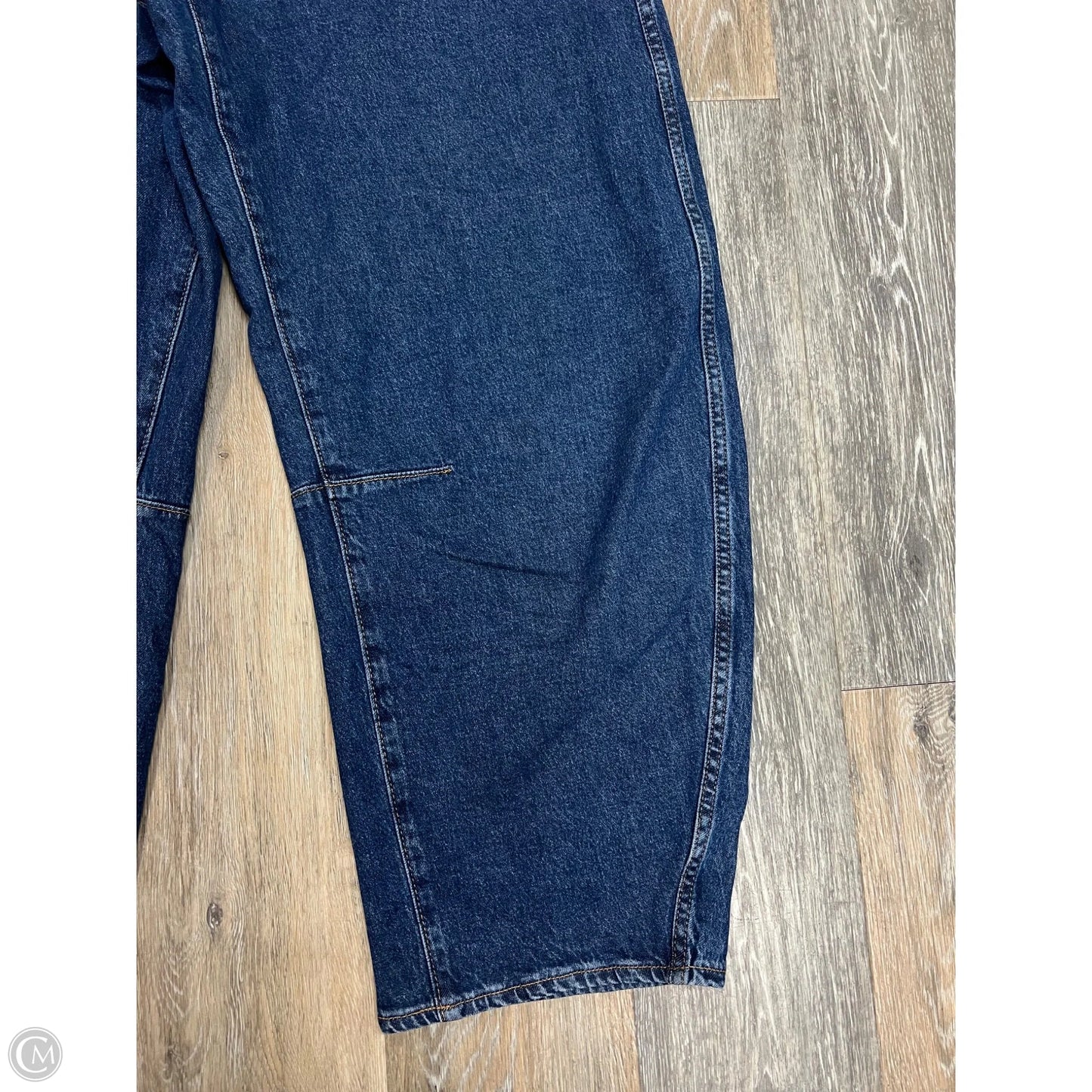 Jeans Wide Leg By Gap In Blue Denim, Size: 12