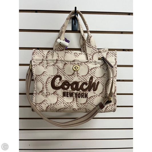 Tote Designer By Coach, Size: Medium