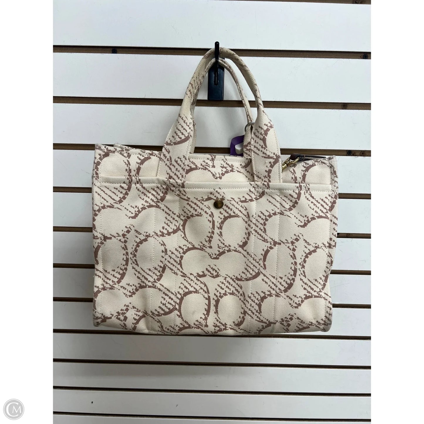 Tote Designer By Coach, Size: Medium