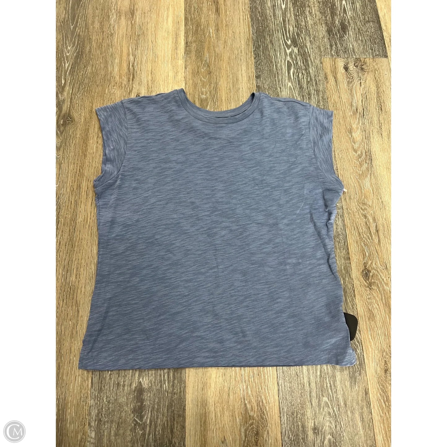 Top Short Sleeve By Madewell In Blue, Size: S
