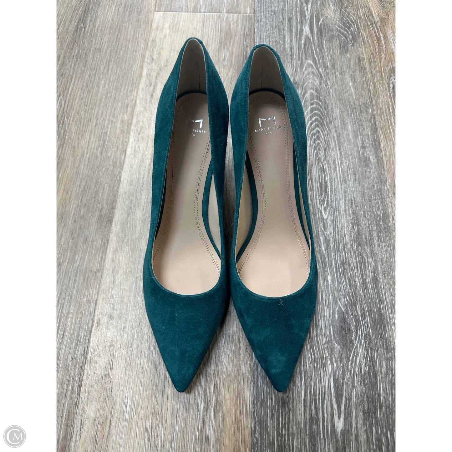 Shoes Heels Block By Marc Fisher In Green, Size: 9.5