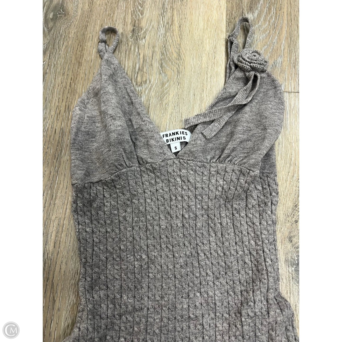 Dress Casual Short By Frankies Bikinis In Grey, Size: S