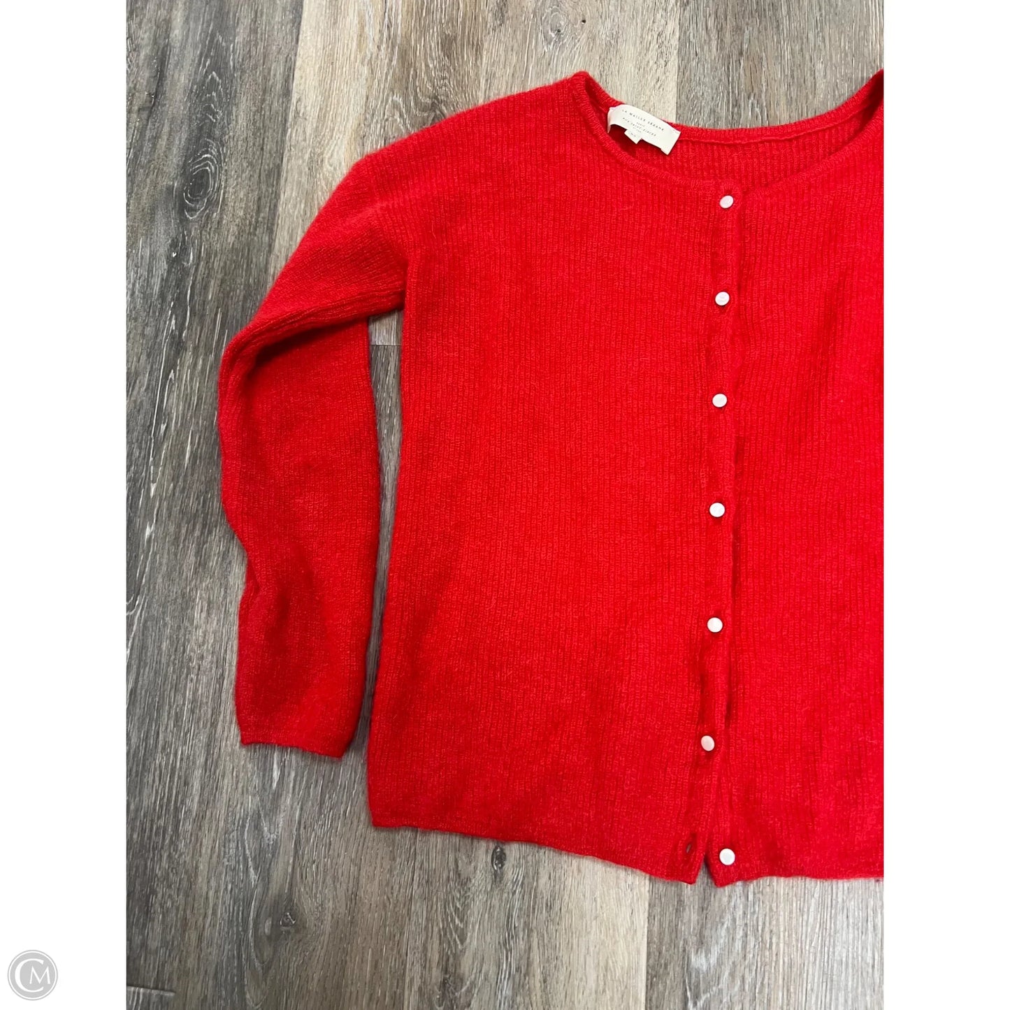 Sweater Cardigan By Sezane In Red, Size: Xs