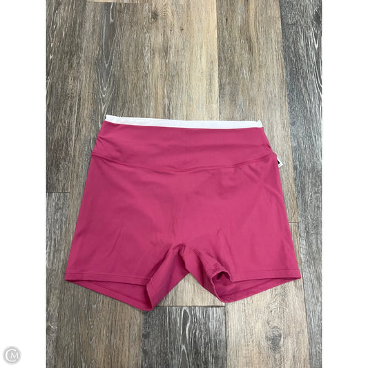 Athletic Shorts By Gold Hinge In Pink, Size: M