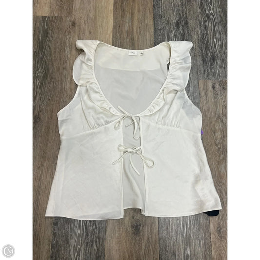 Top Sleeveless By Wilfred In White, Size: L