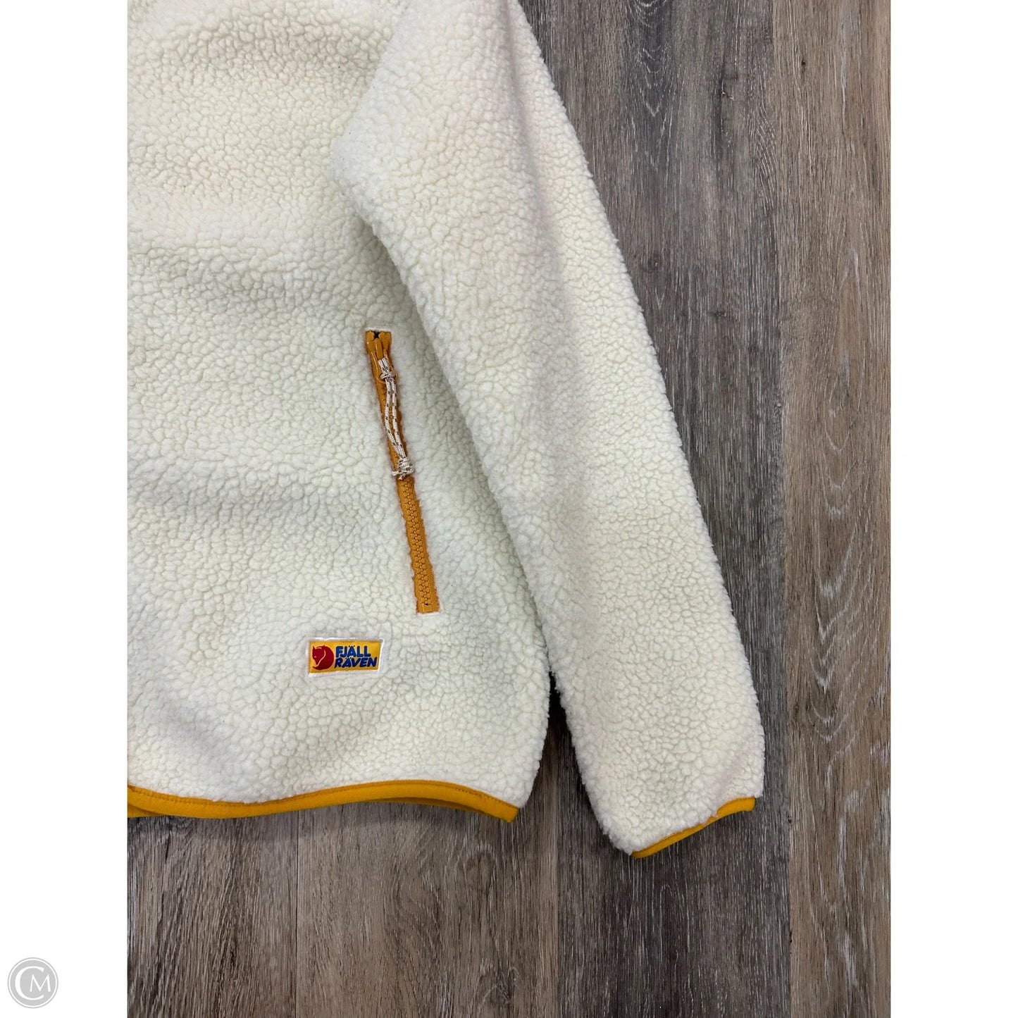 -Jacket Faux Fur & Sherpa By Fjall Raven In Cream, Size: S
