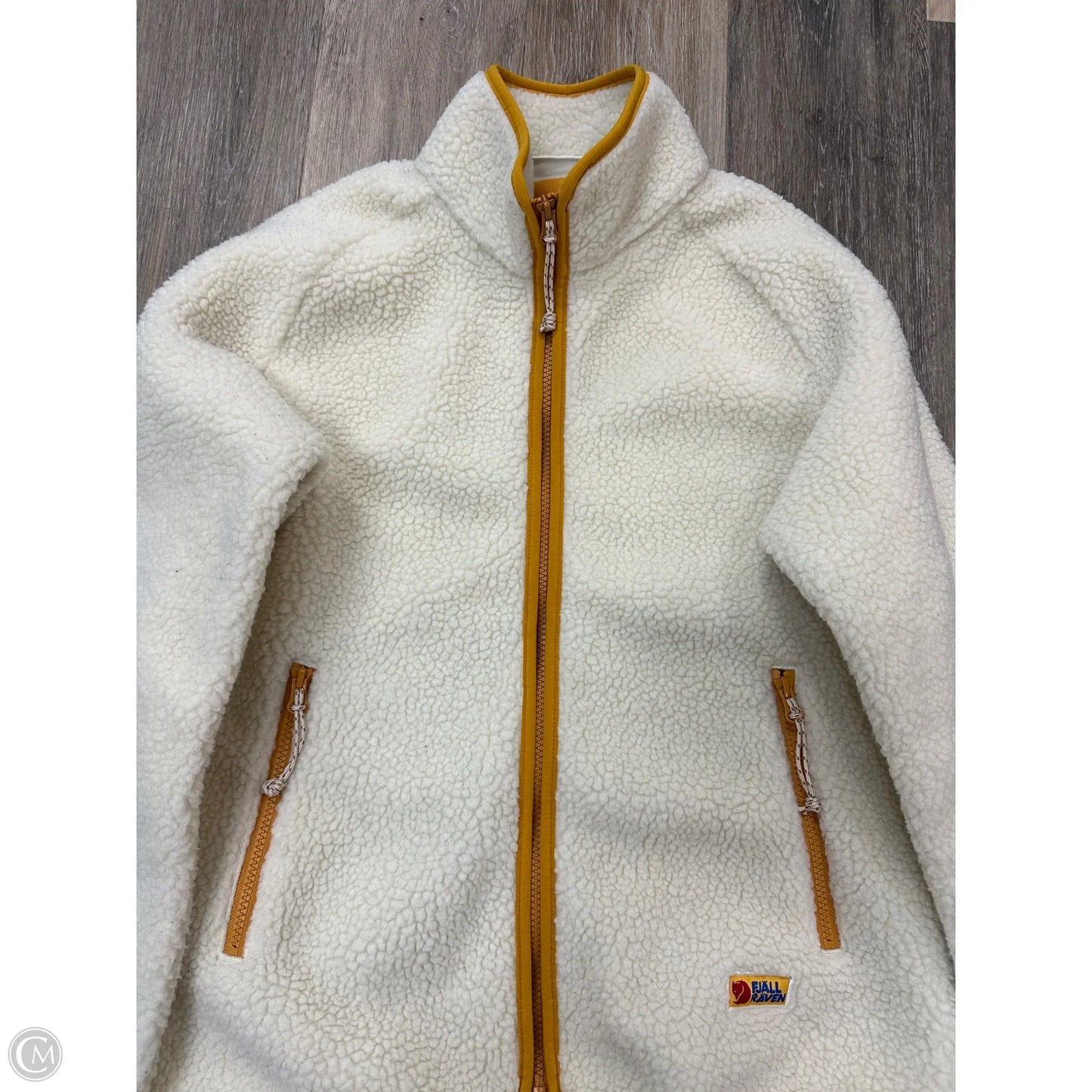 -Jacket Faux Fur & Sherpa By Fjall Raven In Cream, Size: S