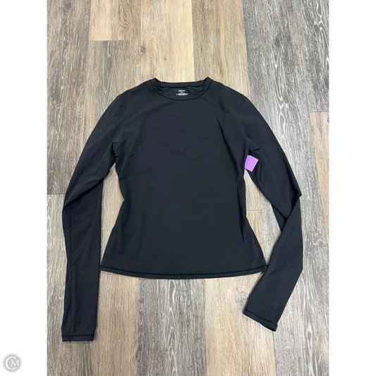 Top Long Sleeve By Skims In Black, Size: M