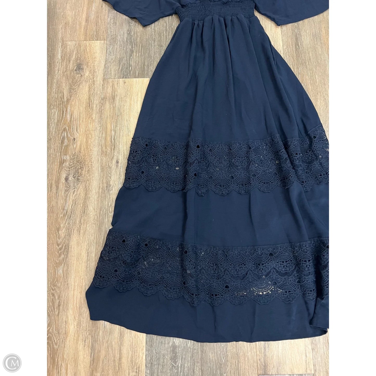 Dress Casual Maxi By Baltic Born In Navy, Size: S