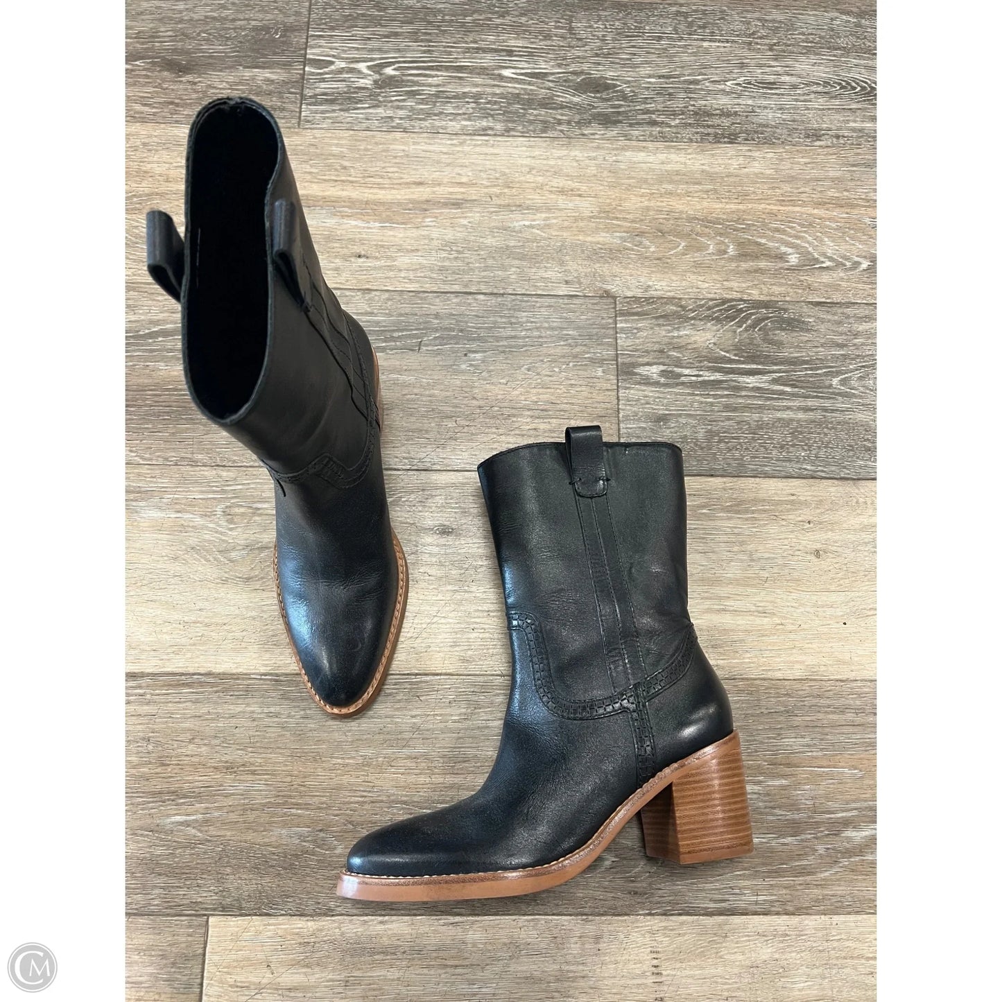 Boots Ankle Heels By Dolce Vita In Black, Size: 7