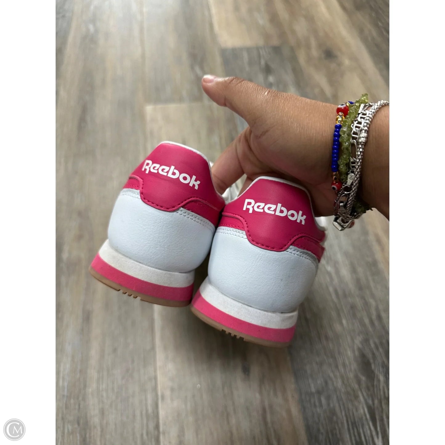 Shoes Sneakers By Reebok In Pink & White, Size: 7