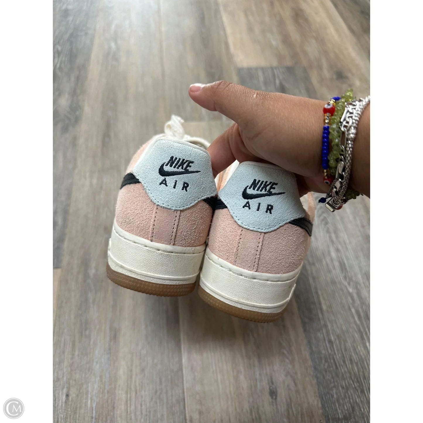 Shoes Sneakers By Nike In Pink & White, Size: 7.5