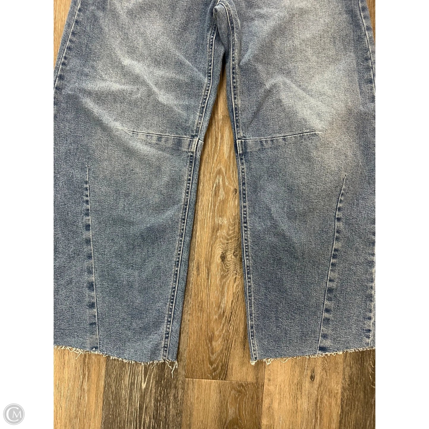 Jeans Wide Leg By Just Black In Blue Denim, Size: 6