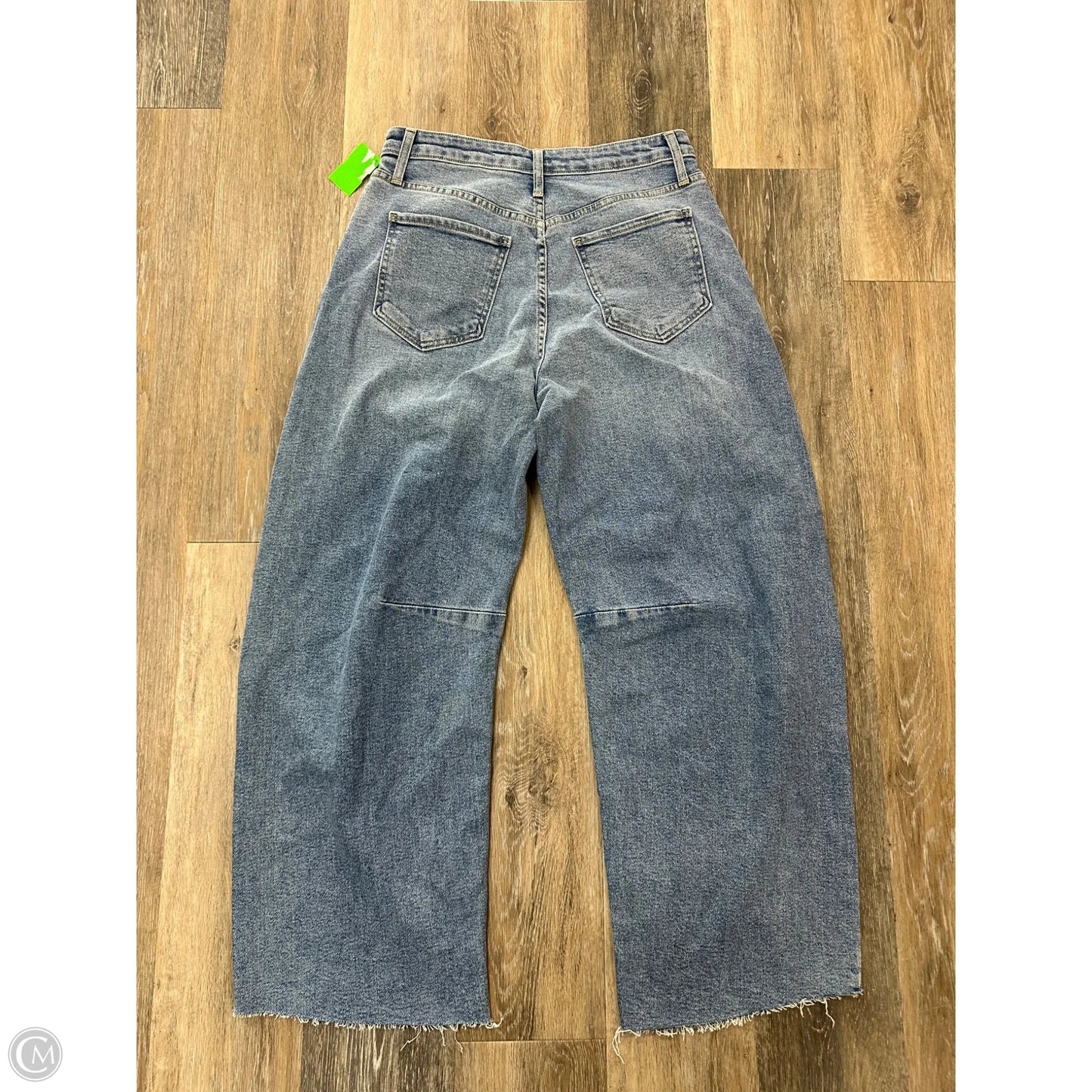 Jeans Wide Leg By Just Black In Blue Denim, Size: 6