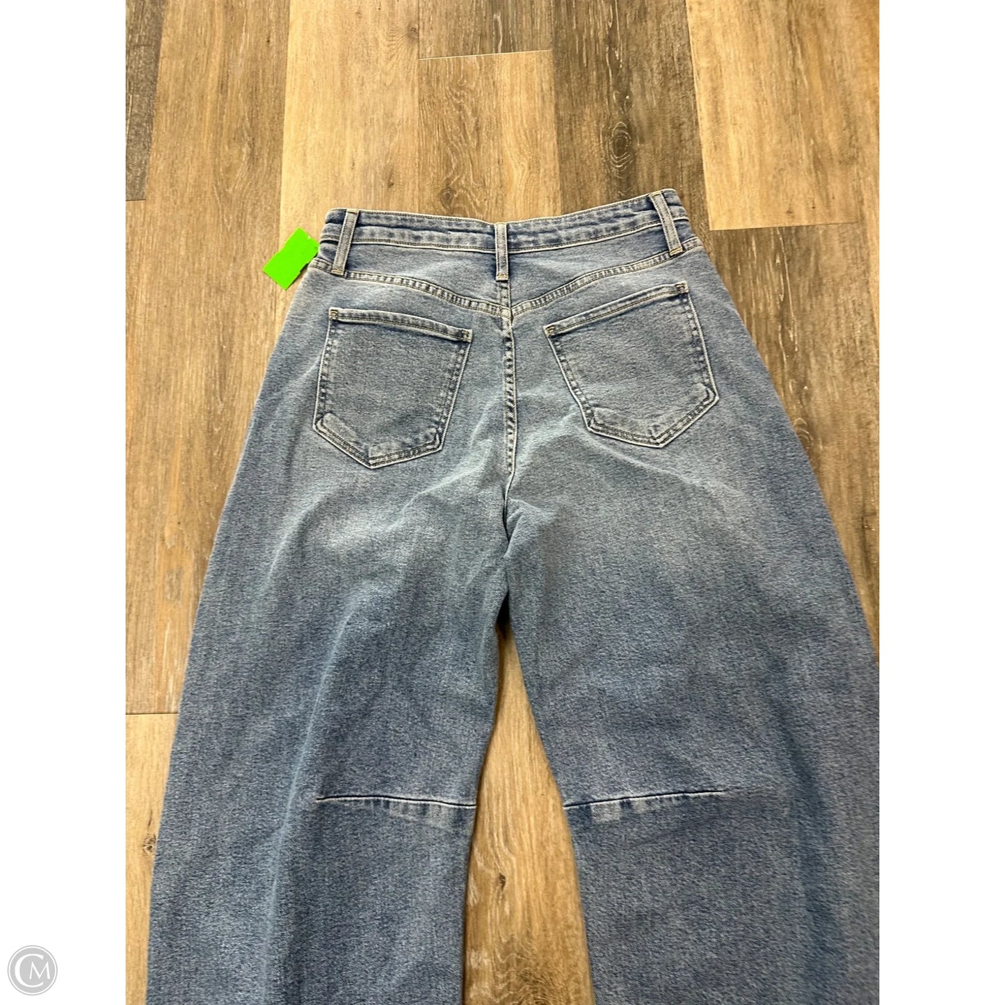 Jeans Wide Leg By Just Black In Blue Denim, Size: 6