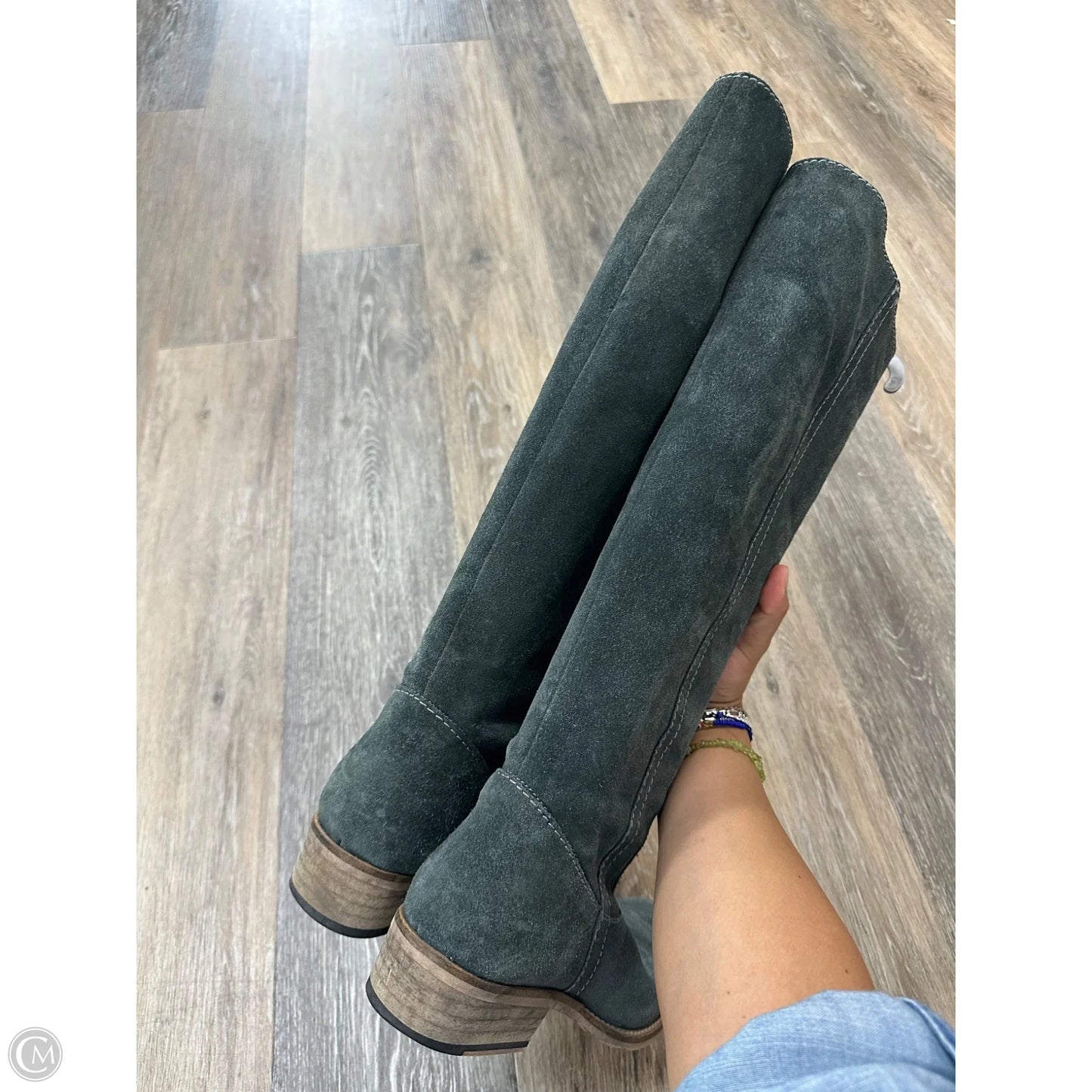Boots Knee Flats By Seychelles In Green, Size: 7