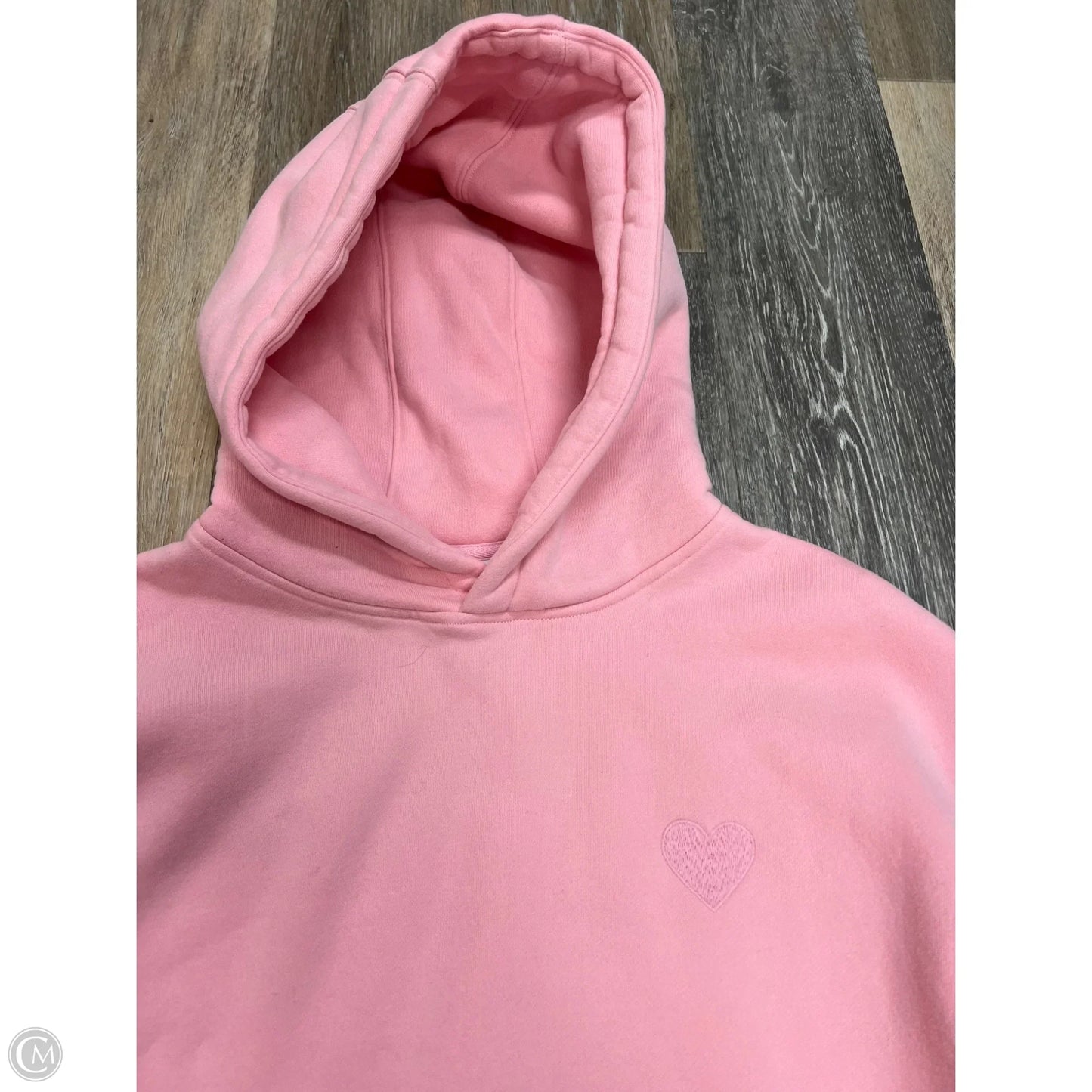 -Athletic Sweatshirt Hoodie By Comfrt  In Pink, Size: Xs