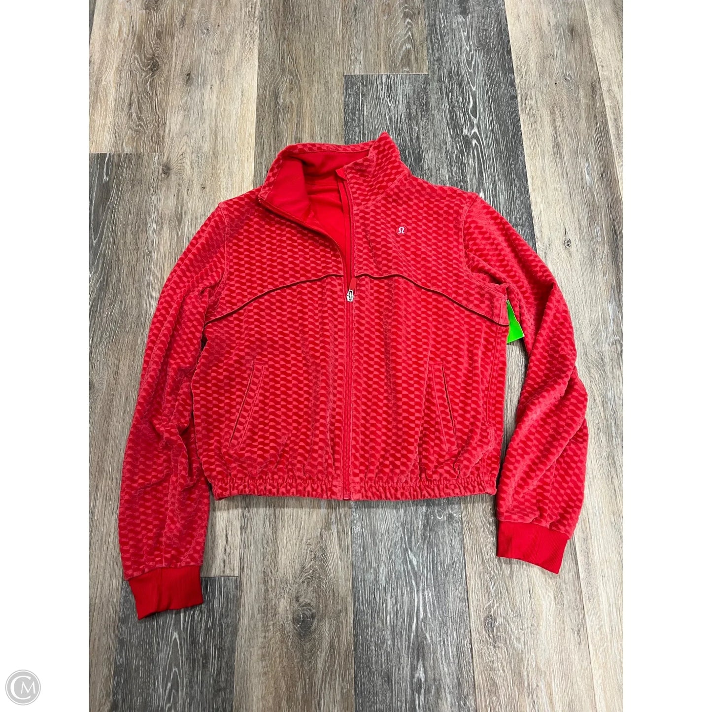 Athletic Sweatshirt Hoodie By Lululemon In Red, Size: Xs