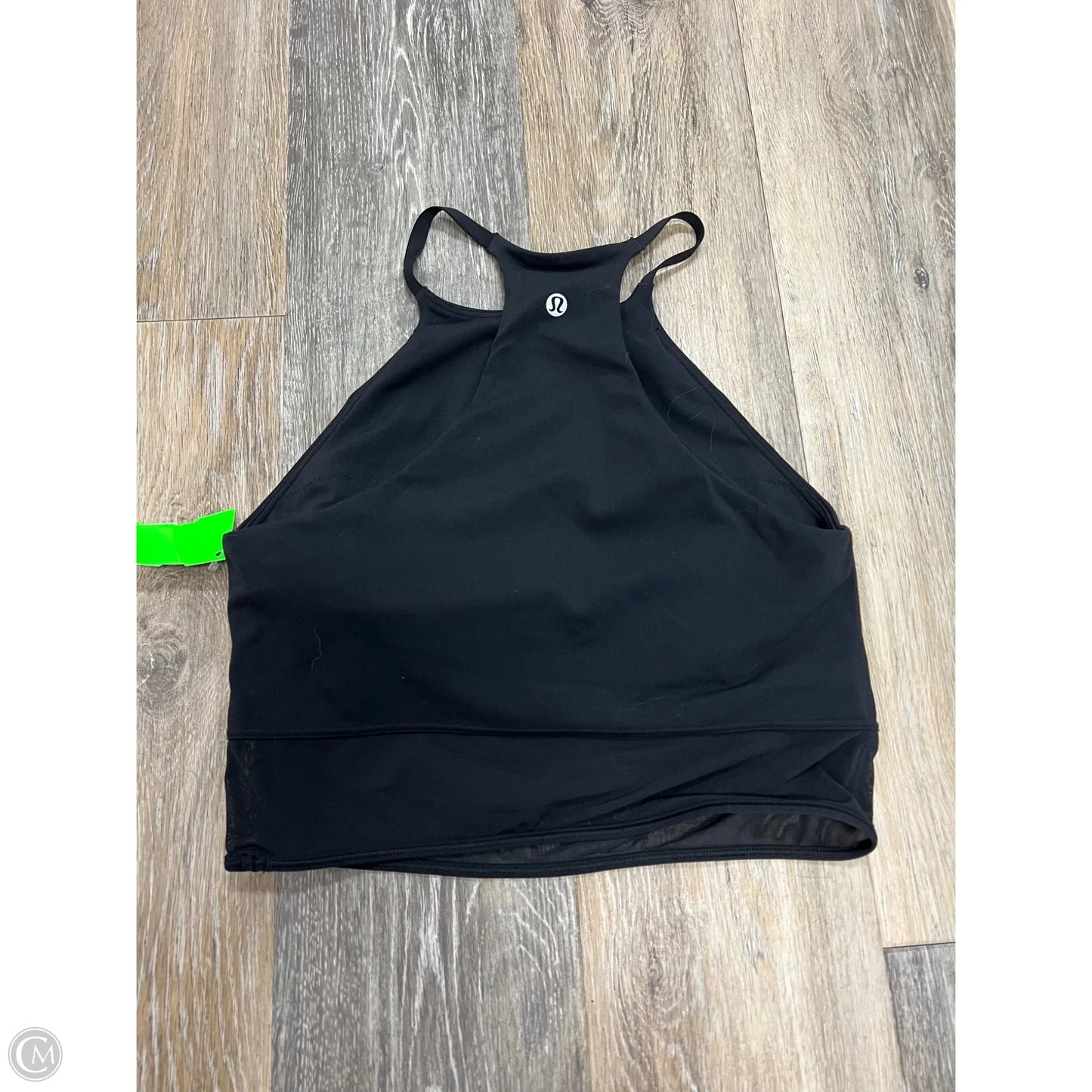 Athletic Tank Top By Lululemon In Black, Size: M