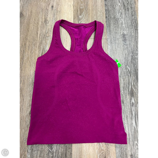 Athletic Tank Top By Lululemon In Pink, Size: 2