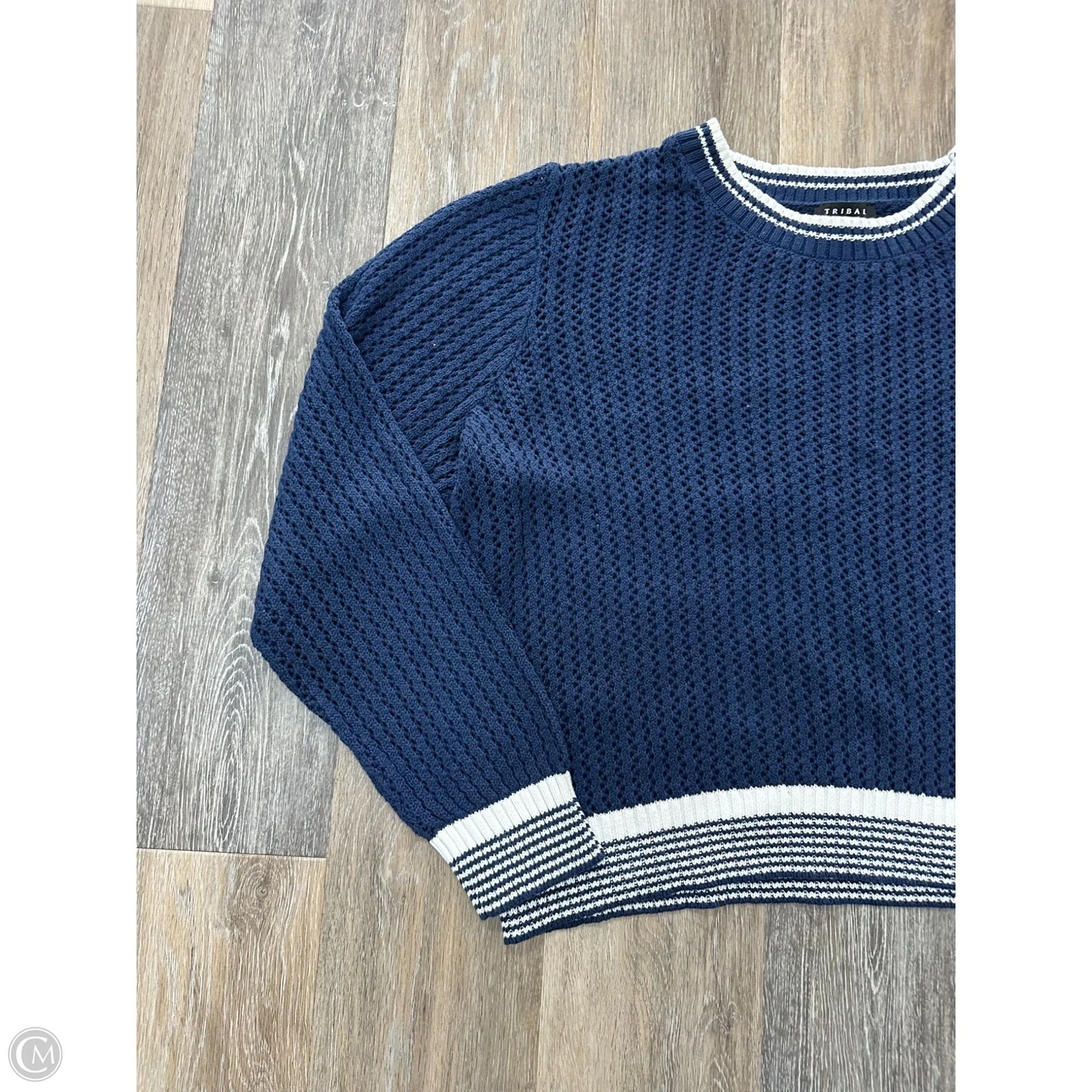Sweater By Tribal In Navy, Size: Xxl