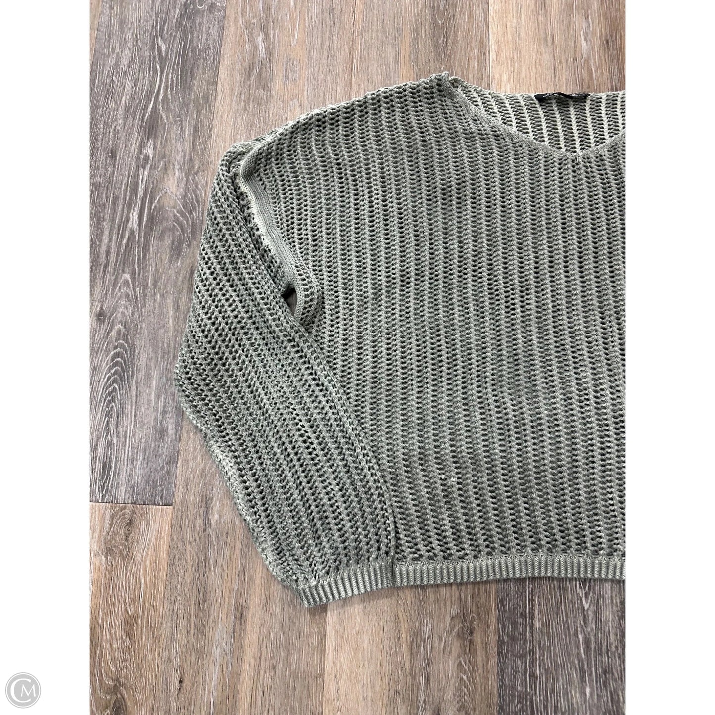 Sweater By Charlie B In Grey, Size: Xl
