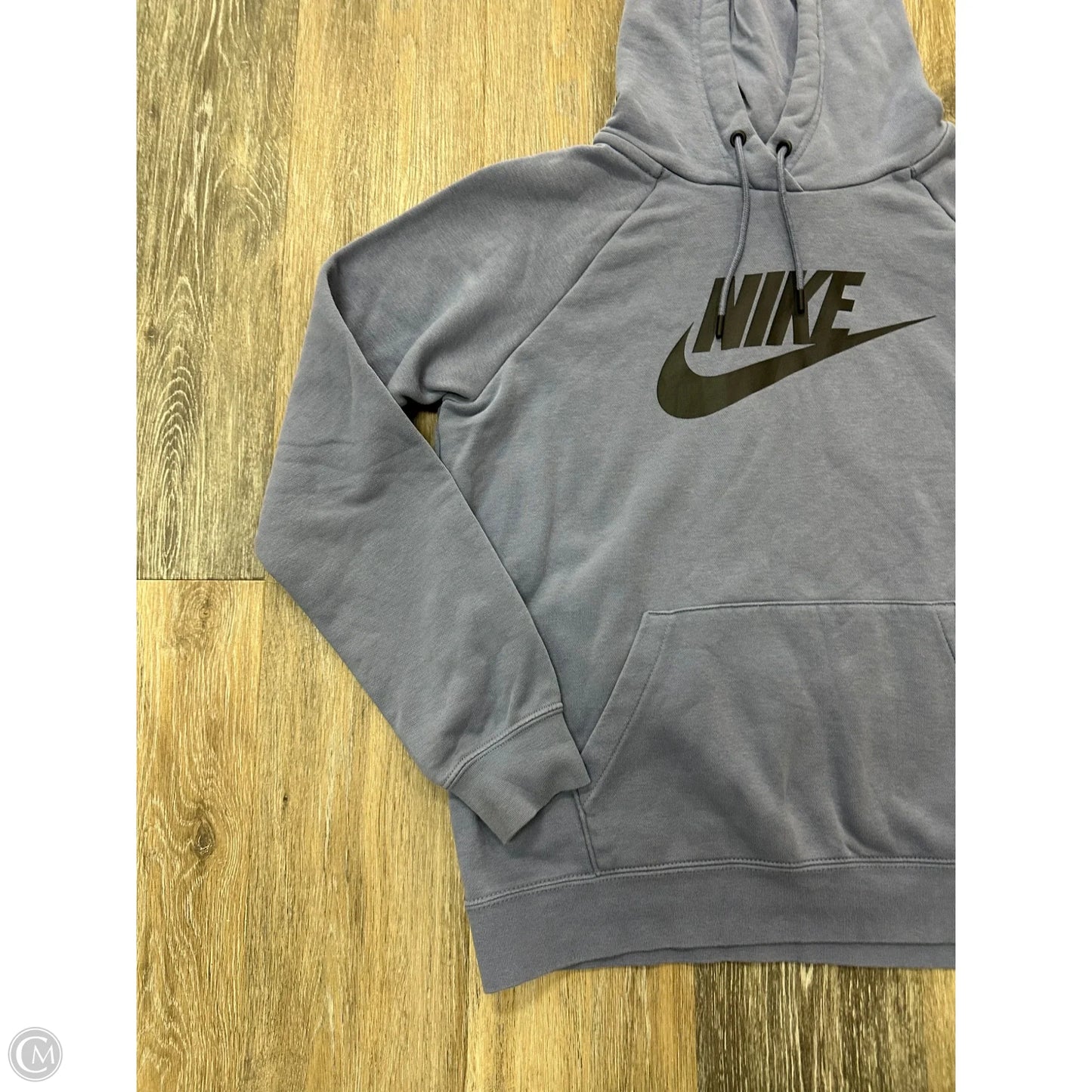Athletic Sweatshirt Hoodie By Nike Apparel In Purple, Size: M
