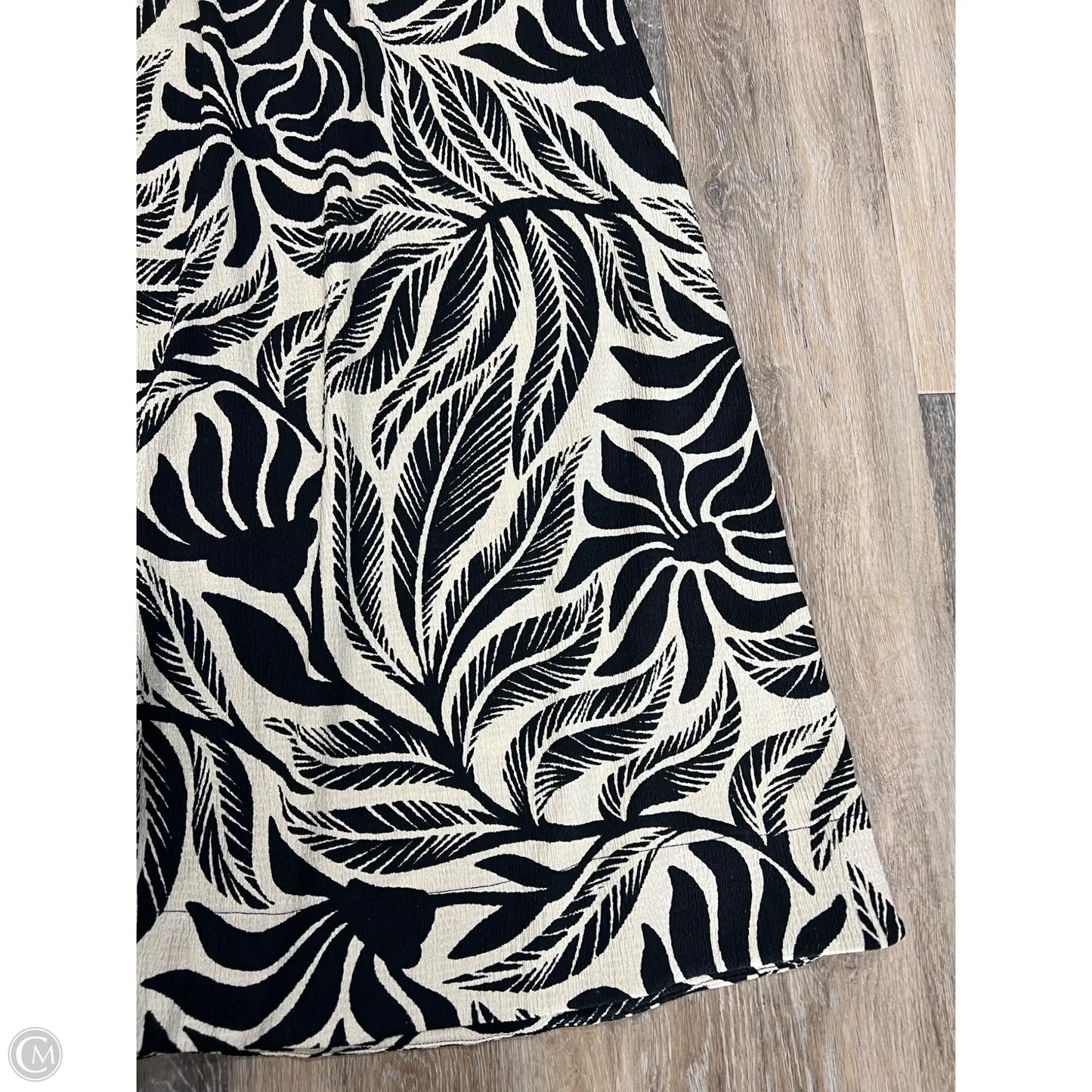 Skirt Maxi By Z Supply In Black & Cream, Size: L