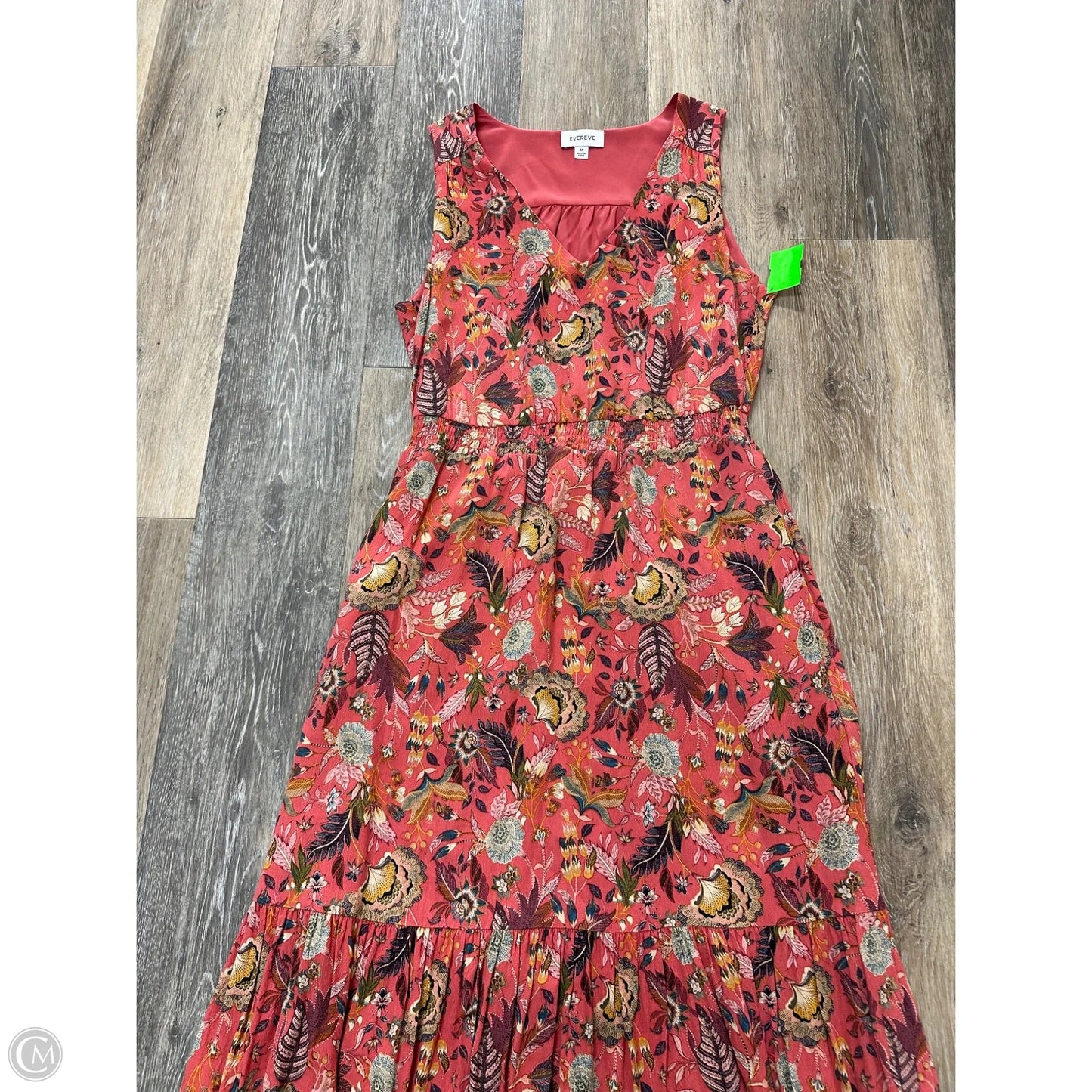 Dress Casual Maxi By Evereve In Floral Print, Size: M