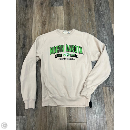 Athletic Sweatshirt Crewneck By Blue 84 In Cream, Size: S
