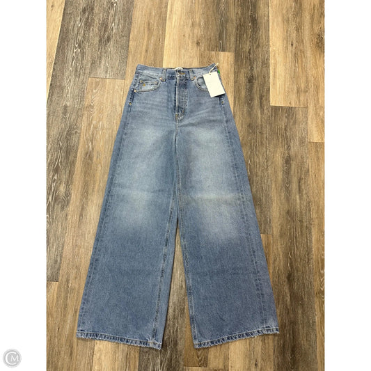 Jeans Wide Leg By Etica In Blue Denim, Size: 0