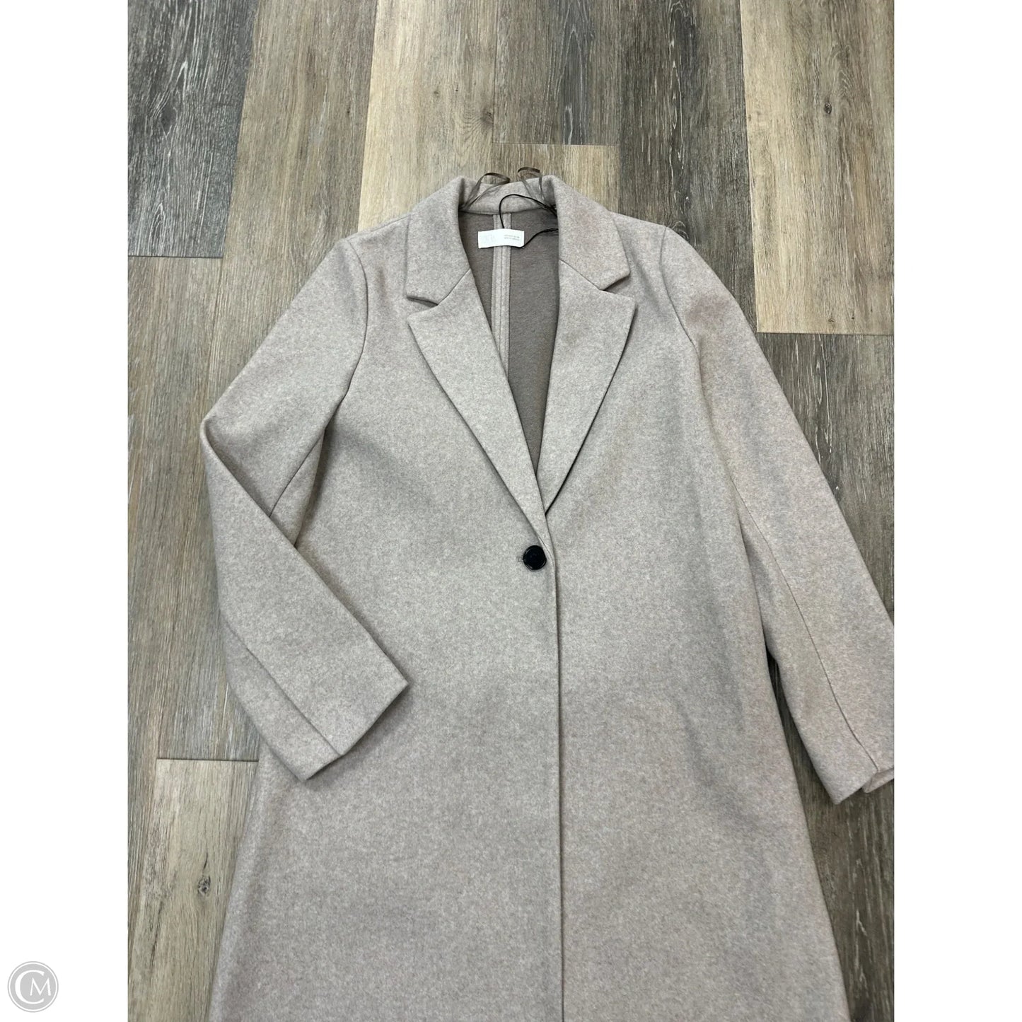 Coat Trench Coat By Zara In Beige, Size: S
