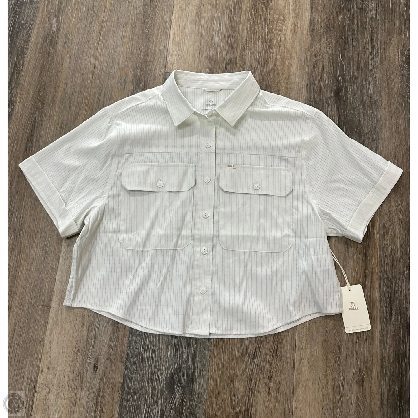 Athletic Top Short Sleeve By Roark In White, Size: Xs
