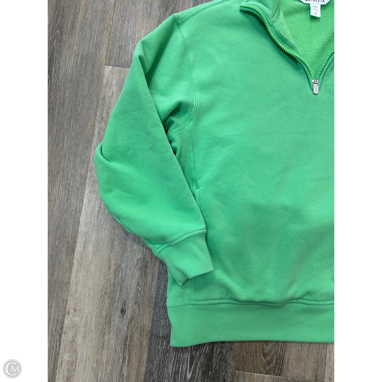 Athletic Sweatshirt Collar By Athleta In Green, Size: Xs