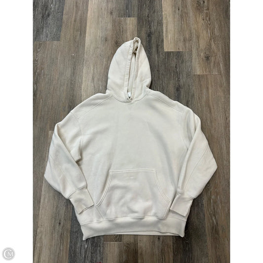 Sweatshirt Hoodie By Aerie In Cream, Size: S