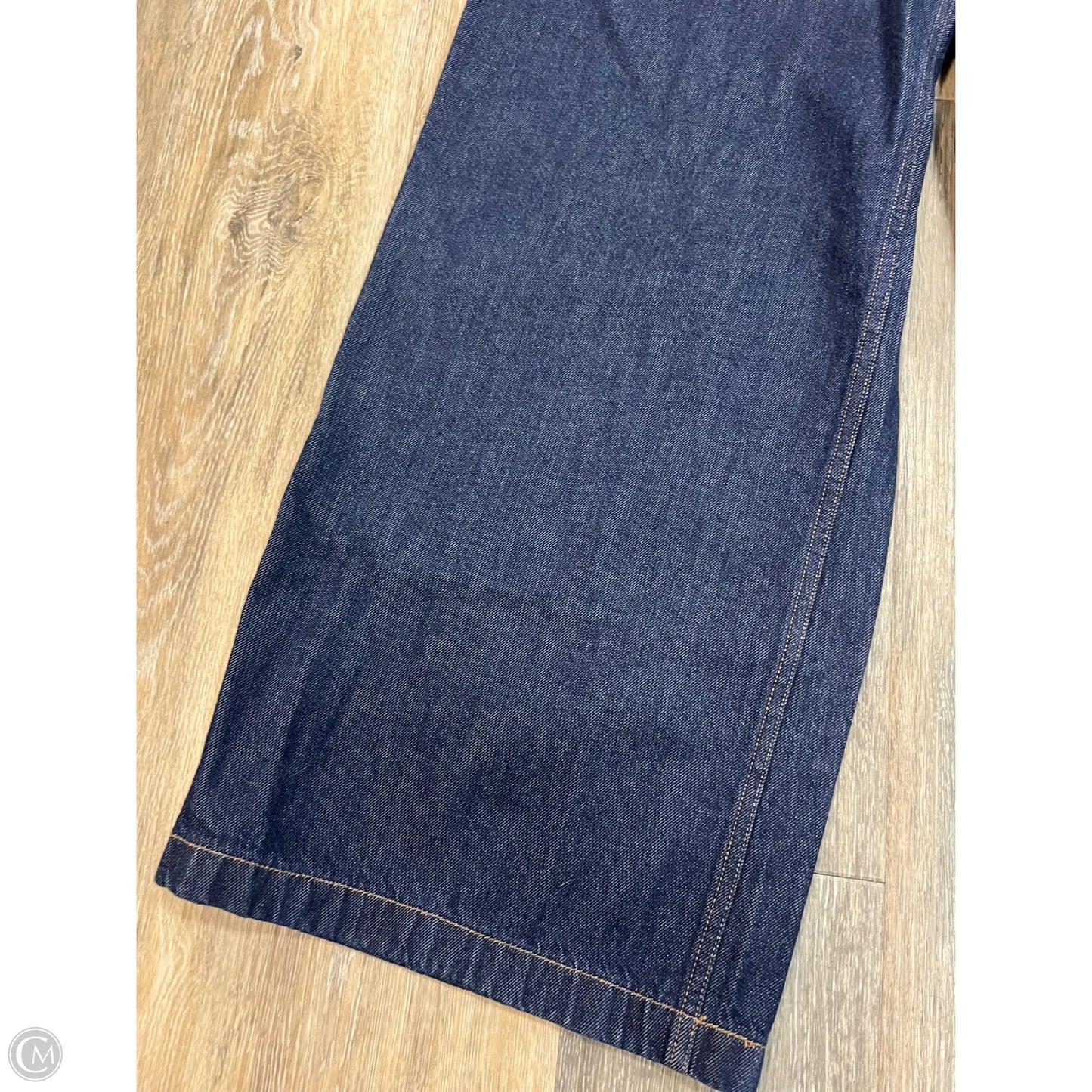 -Jeans Wide Leg By Abercrombie And Fitch In Blue Denim, Size: 14