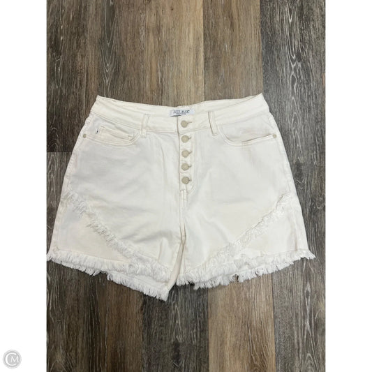 Shorts By Judy Blue In Cream Denim, Size: 1x
