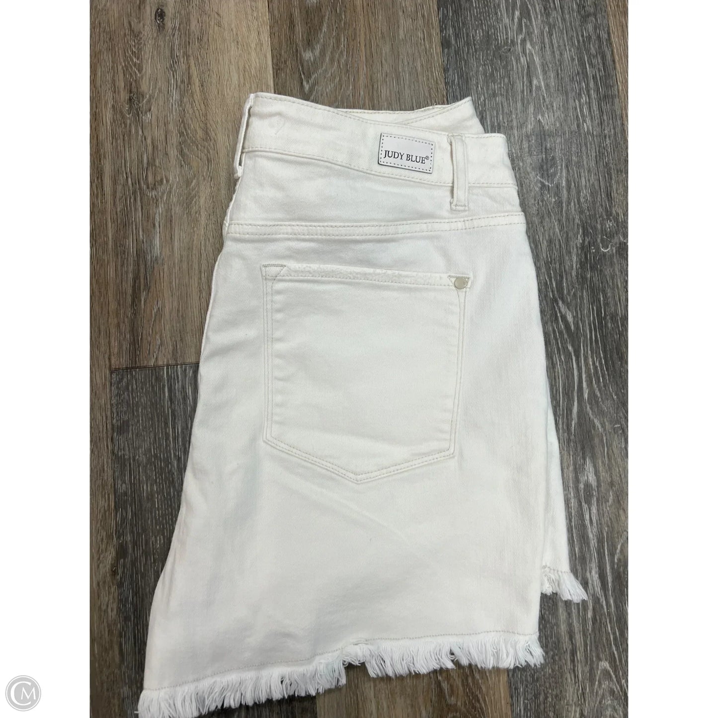 Shorts By Judy Blue In Cream Denim, Size: 1x