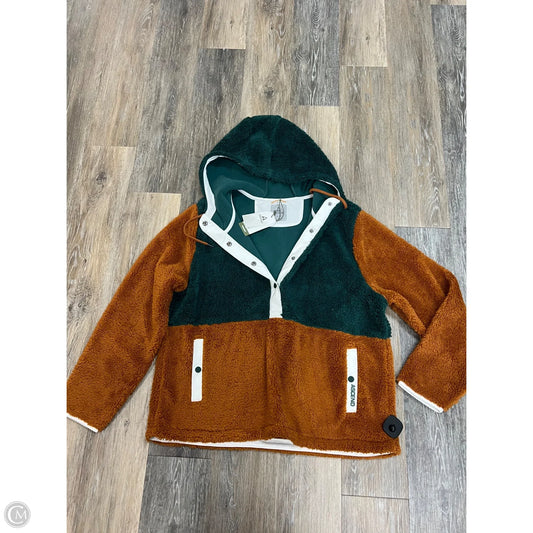 Jacket Faux Fur & Sherpa By Ascend In Multi-colored, Size: Xl