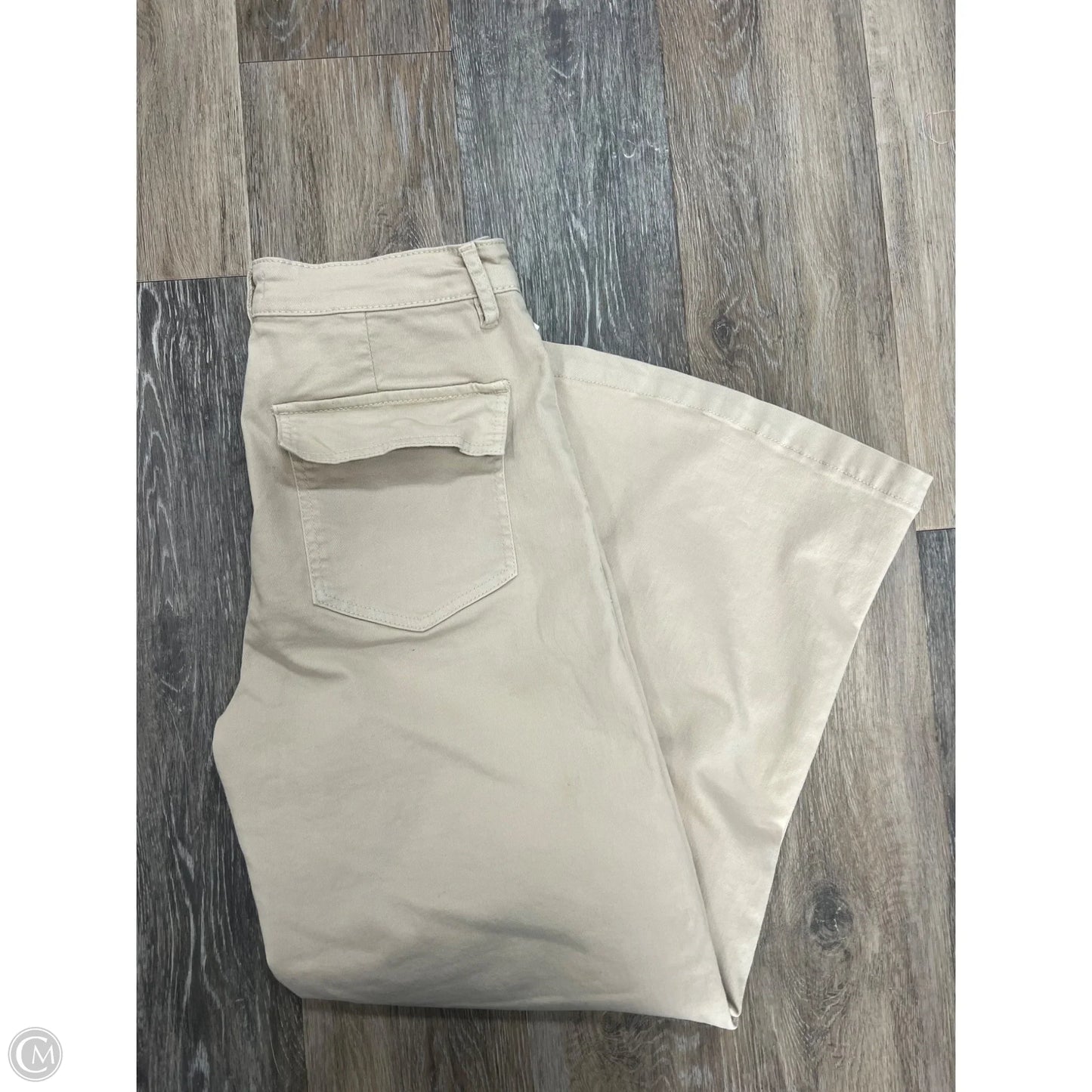 -Jeans Wide Leg By Kut In Tan Denim, Size: 8