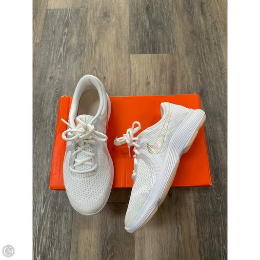 Shoes Athletic By Nike In White, Size: 7.5