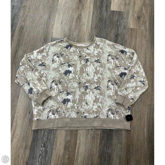 Sweatshirt Crewneck By Gilded Intent In Camouflage Print, Size: Xxl