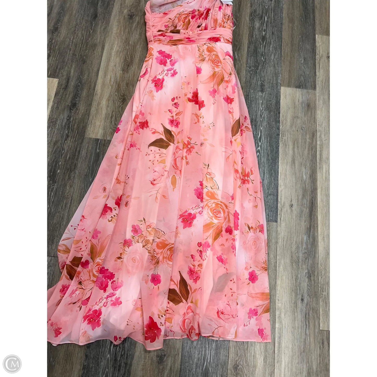 -Dress Party Long By Clothes Mentor In Pink, Size: 8