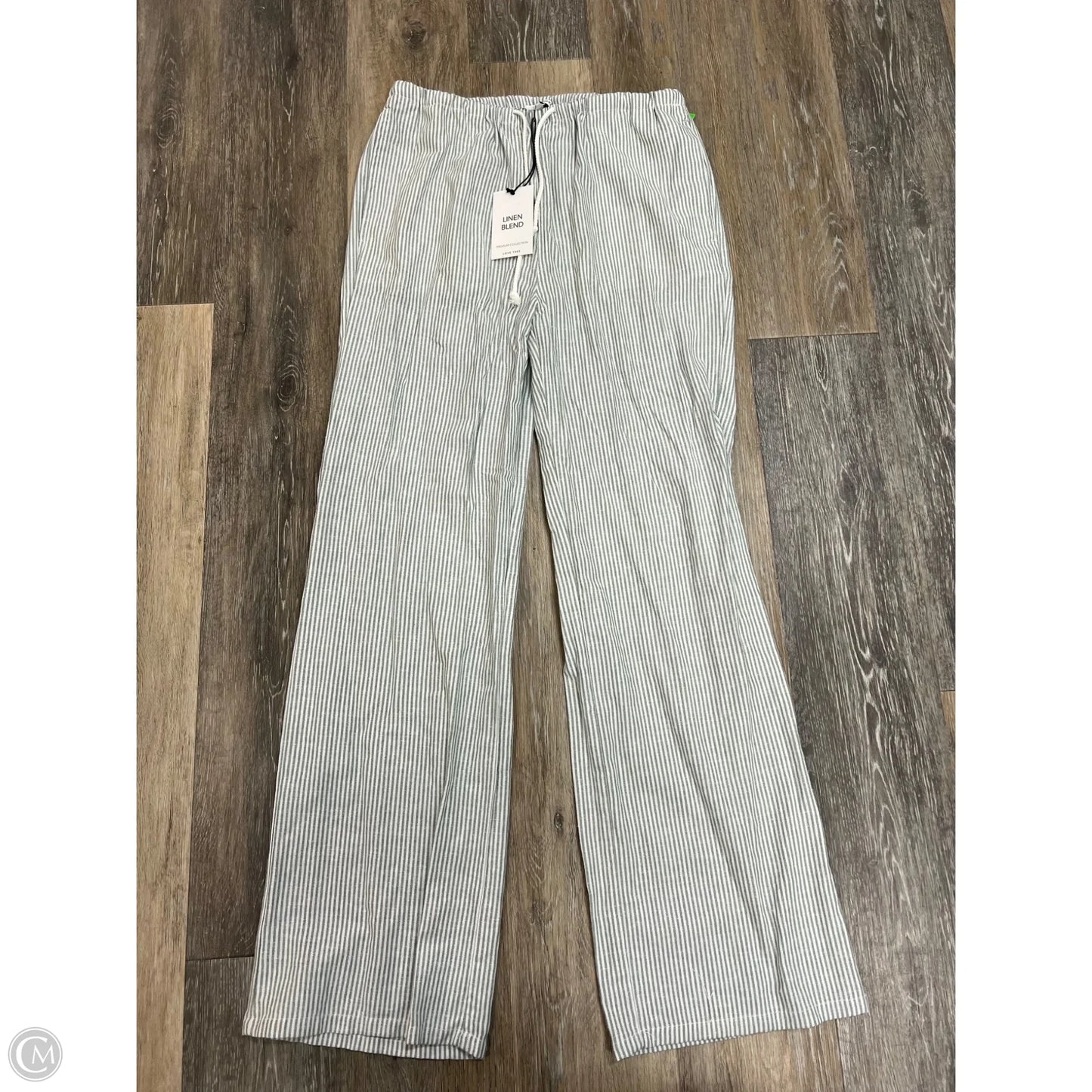 Pants Linen By Love Tree In Striped Pattern, Size: M