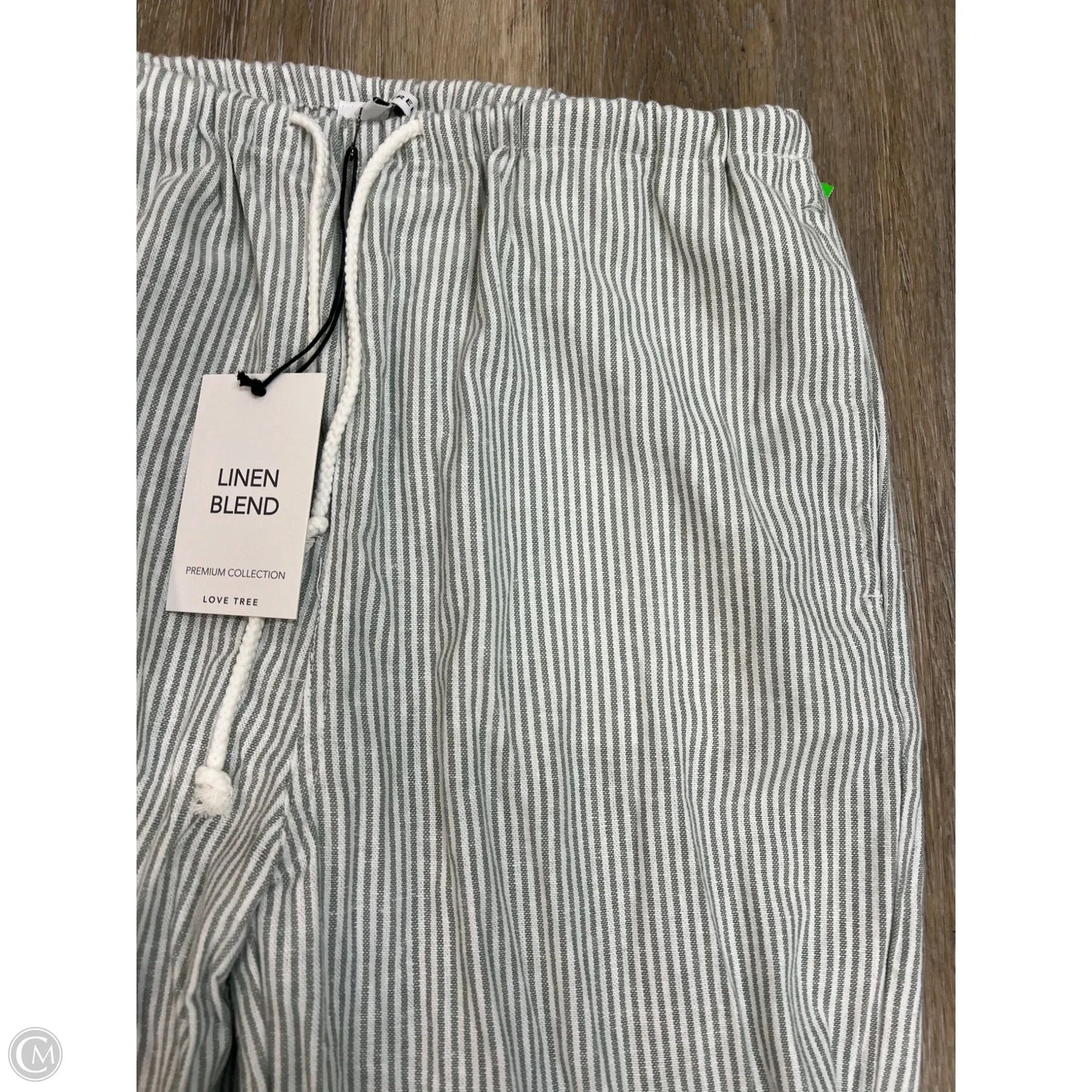 Pants Linen By Love Tree In Striped Pattern, Size: M