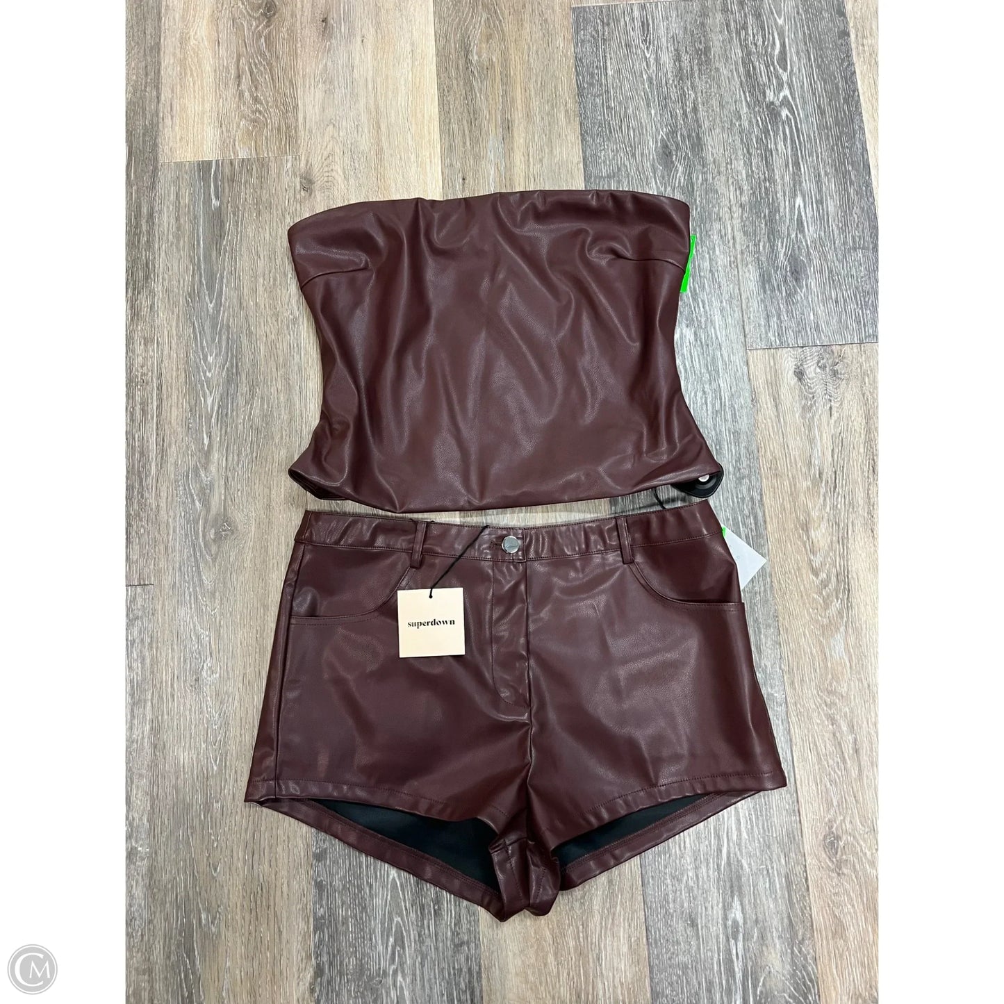 Shorts Set By Superdown In Brown, Size: L
