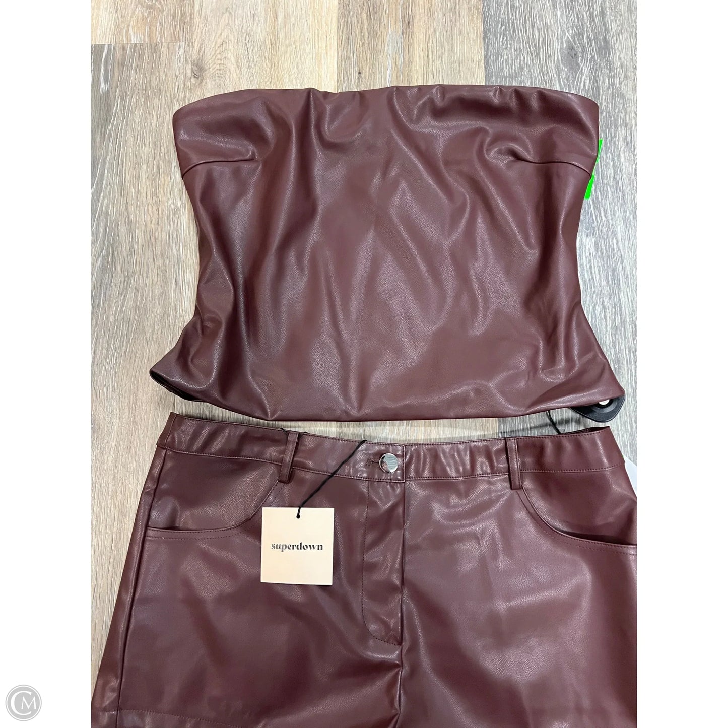 Shorts Set By Superdown In Brown, Size: L
